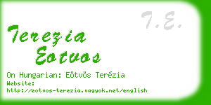 terezia eotvos business card